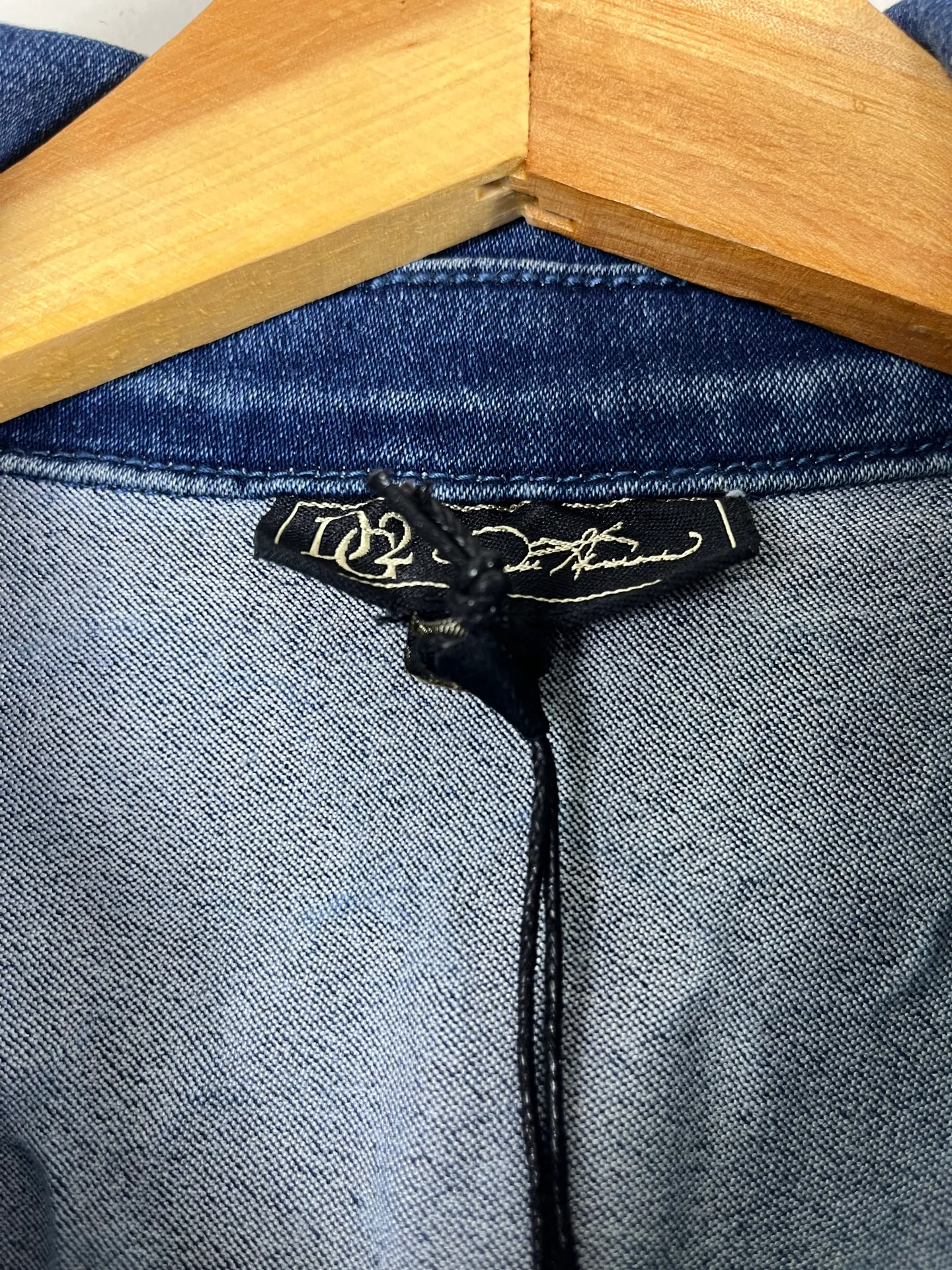 Diane Gilman NWT  Hand Painted Jean Jacket 2X - Image 8