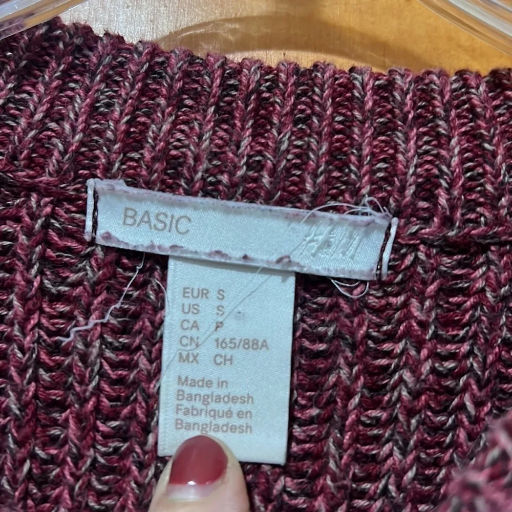 Basic Red Crewneck Sweater Women’s Size Small - Image 2