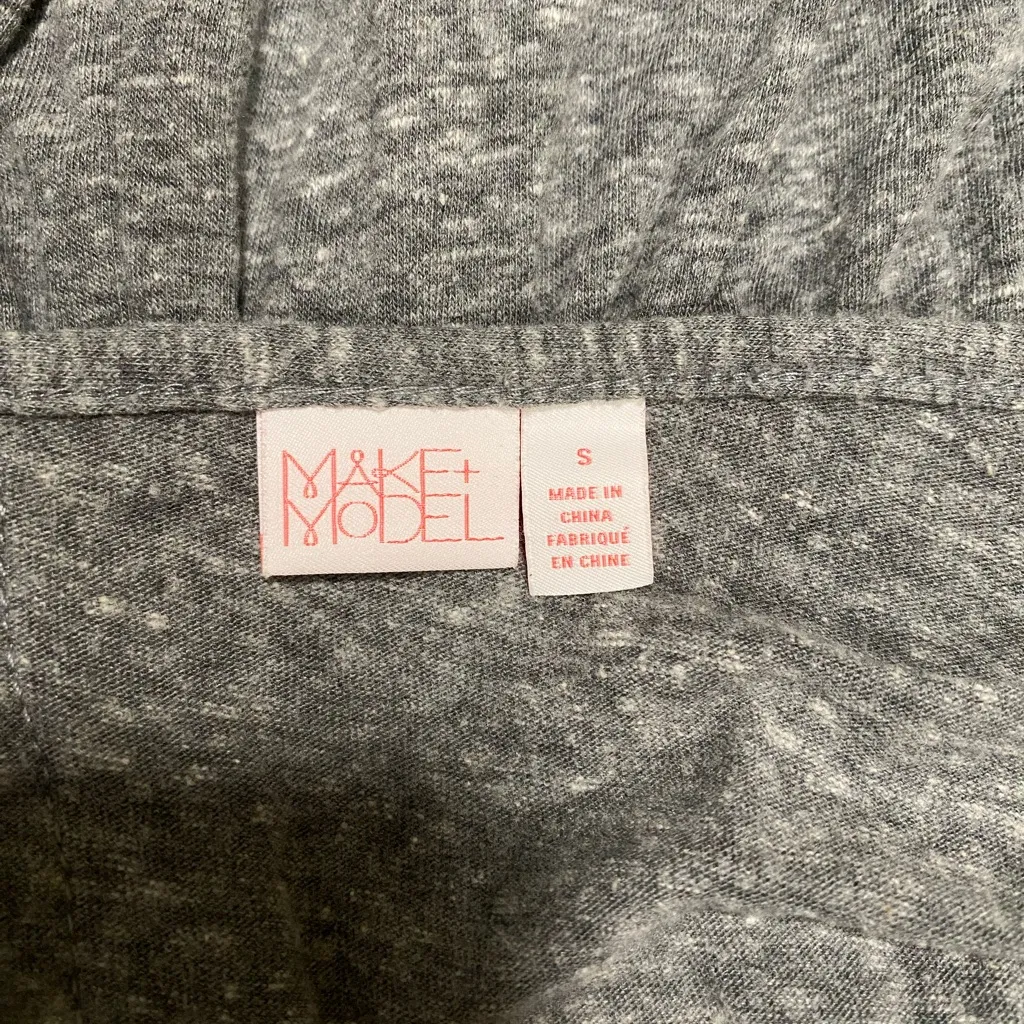 Make + Model  Nordstrom Pajama Casual Gray Romper S - Image 3