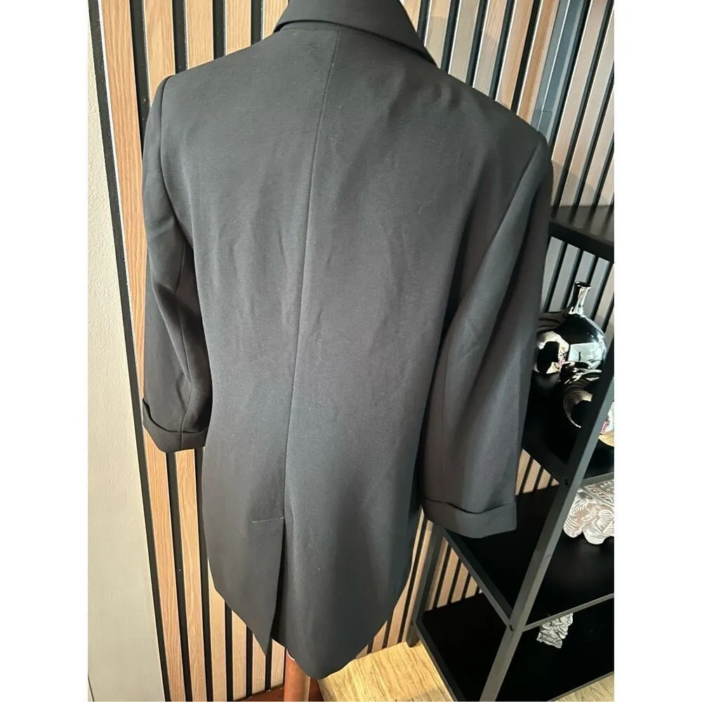 EXPRESS  NWT black work blazer 3/4 sleeve work attire work blazer stylish size M - Image 4