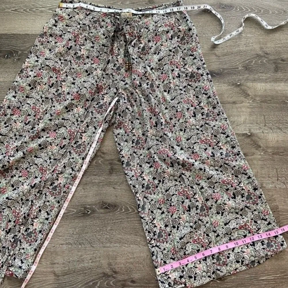Ralph Lauren Denim & Supply Floral Culotte Wrap Skirt Wide Leg Pants Sz Large - Image 9