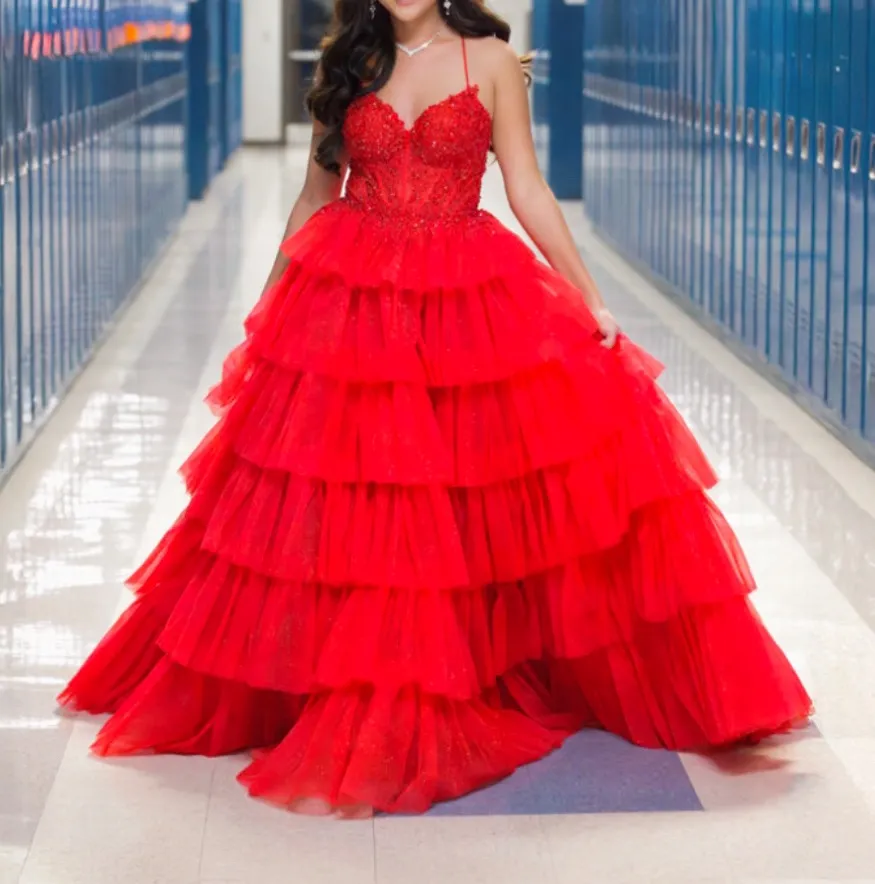 Red Prom/Homecoming/ Pageant Dress - Image 2