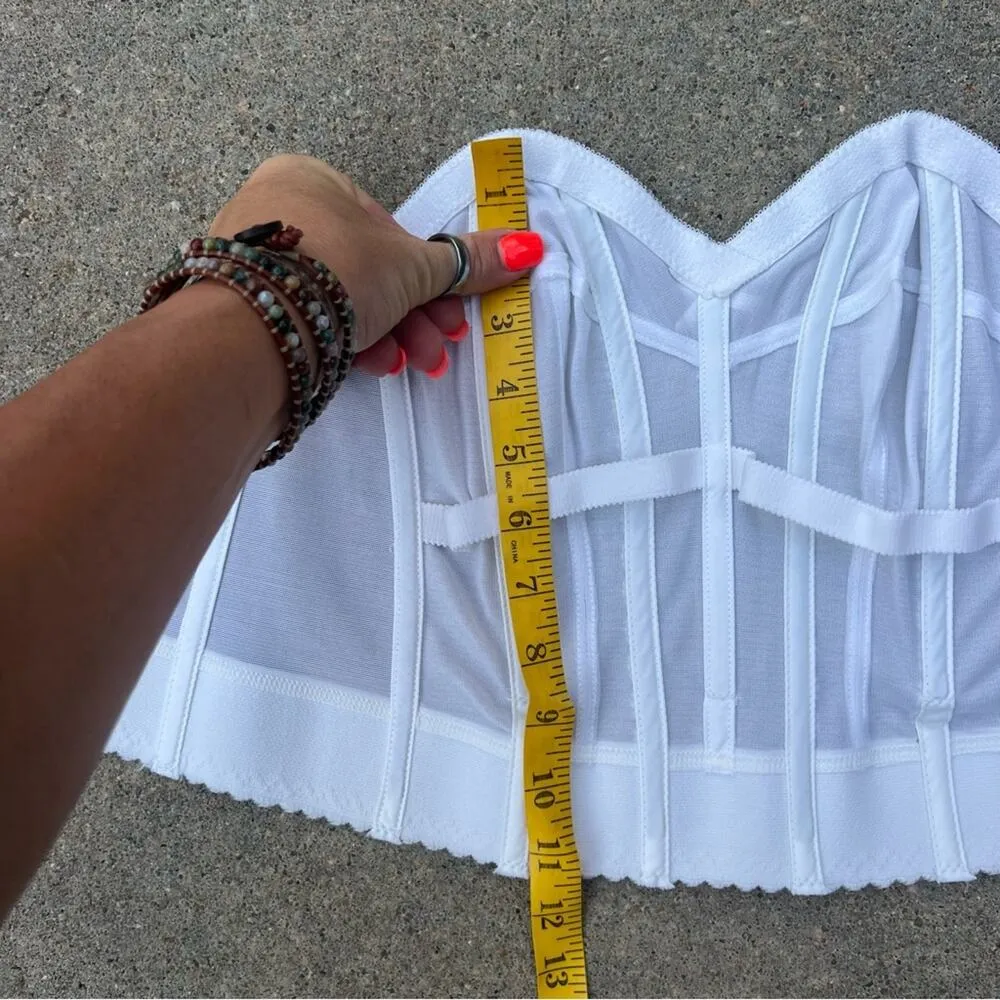 Vintage 60s 70s Wynette by Valmont White Ivory Bustier 32C Style 737 Size undefined - Image 4