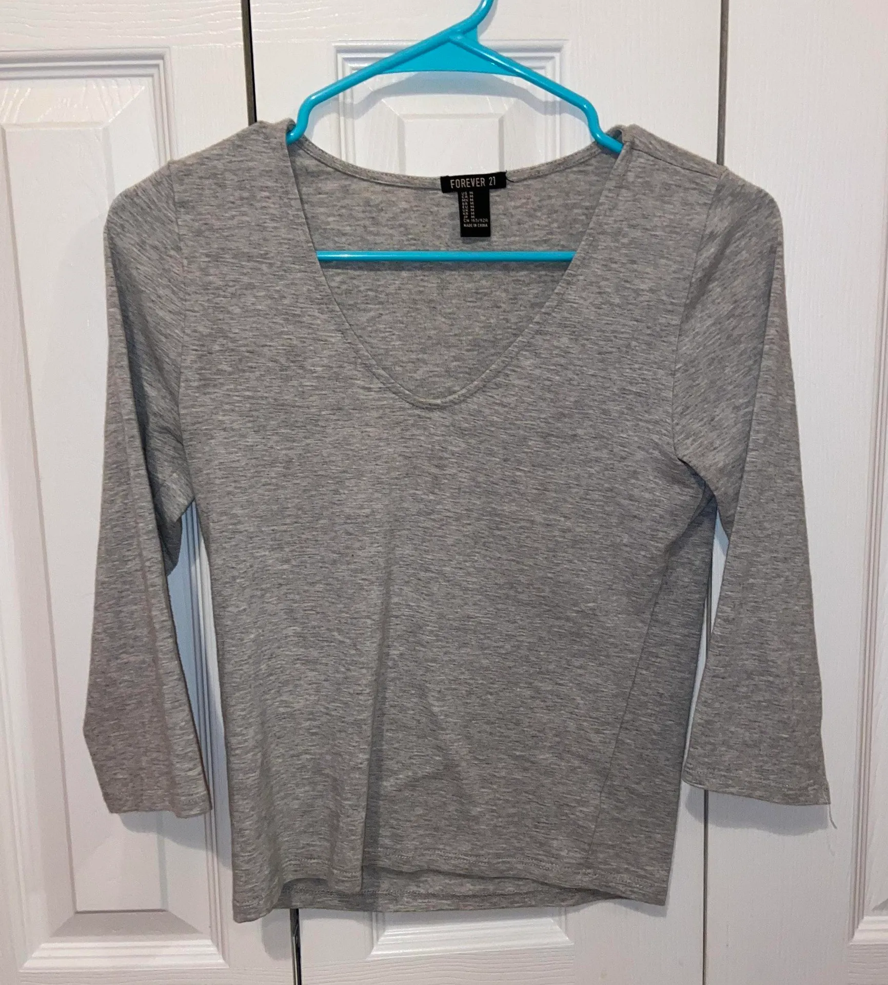 Forever 21 Gray Crop Top - Image 2