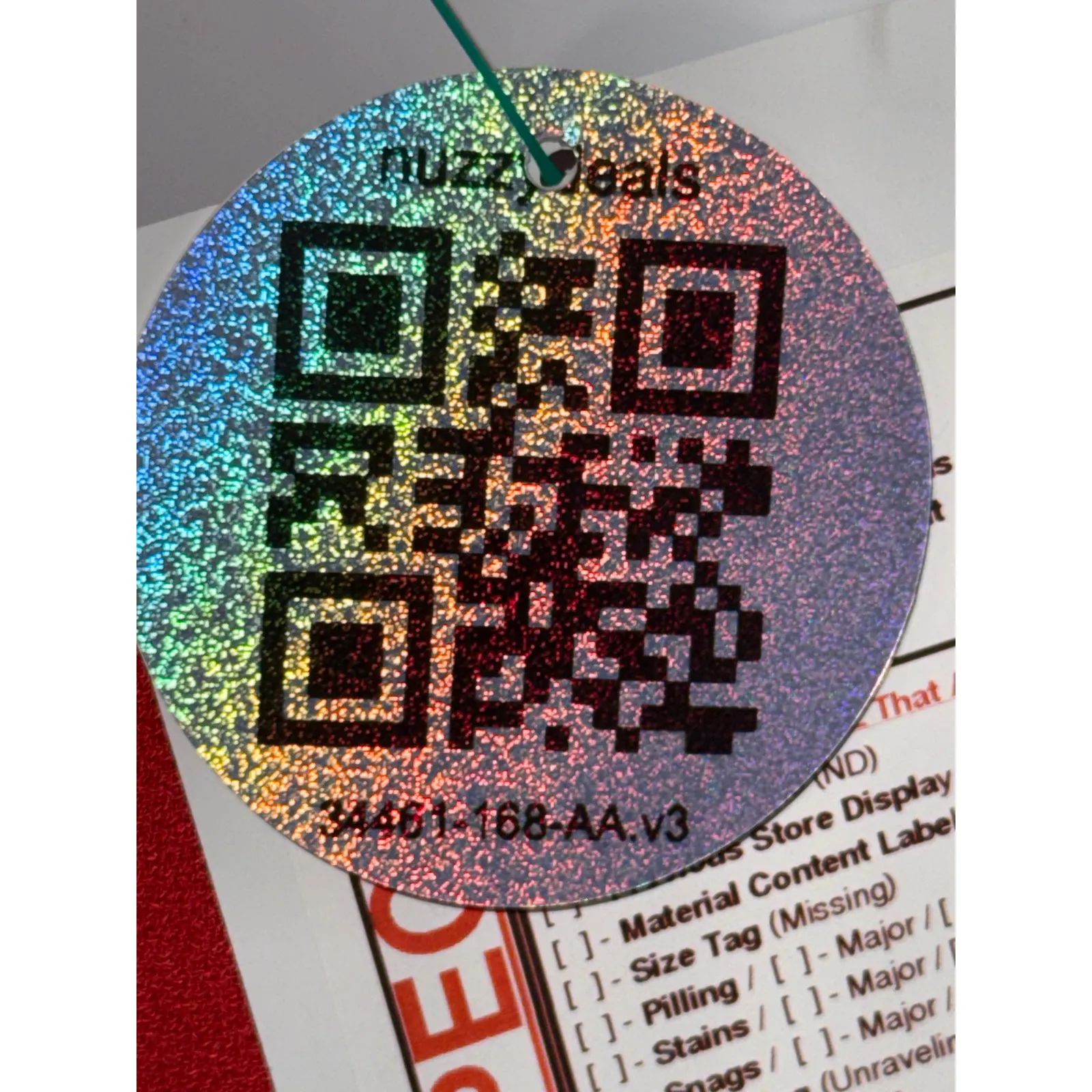 Abercrombie & Fitch Red One Shoulder Long Sleeve Crop Top Blouse Womens Size S - Image 5