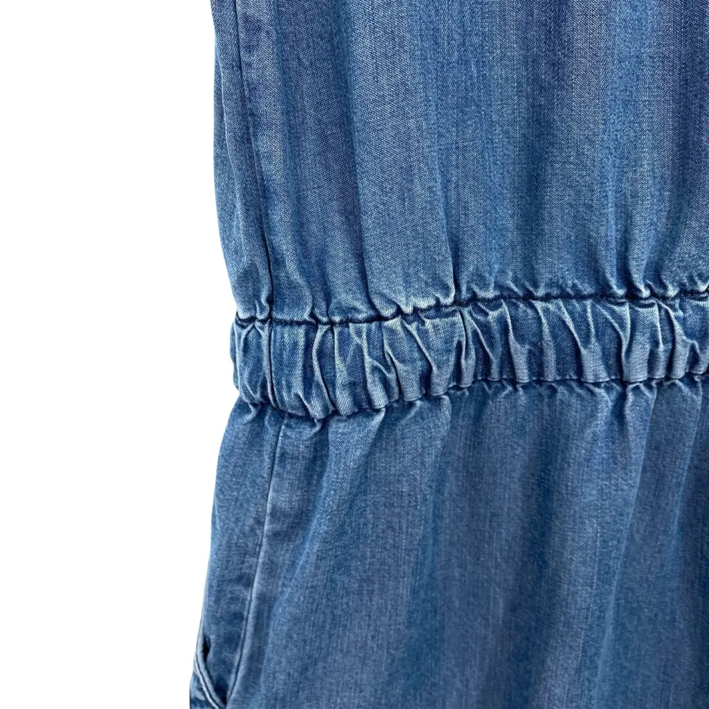 J. Crew Chambray Short Raglan Sleeve Mini Dress - Image 7