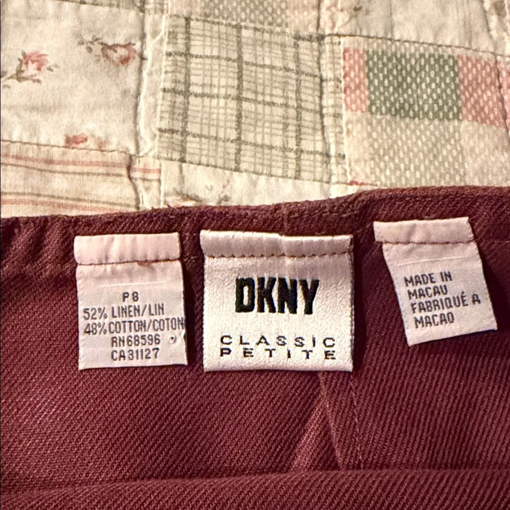 DKNY Rich Brown Mini Skirt - Image 3