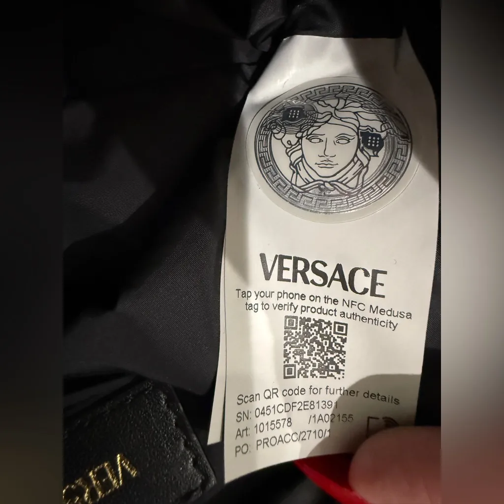 Versace Medusa Nylon Makeup Case - Image 7
