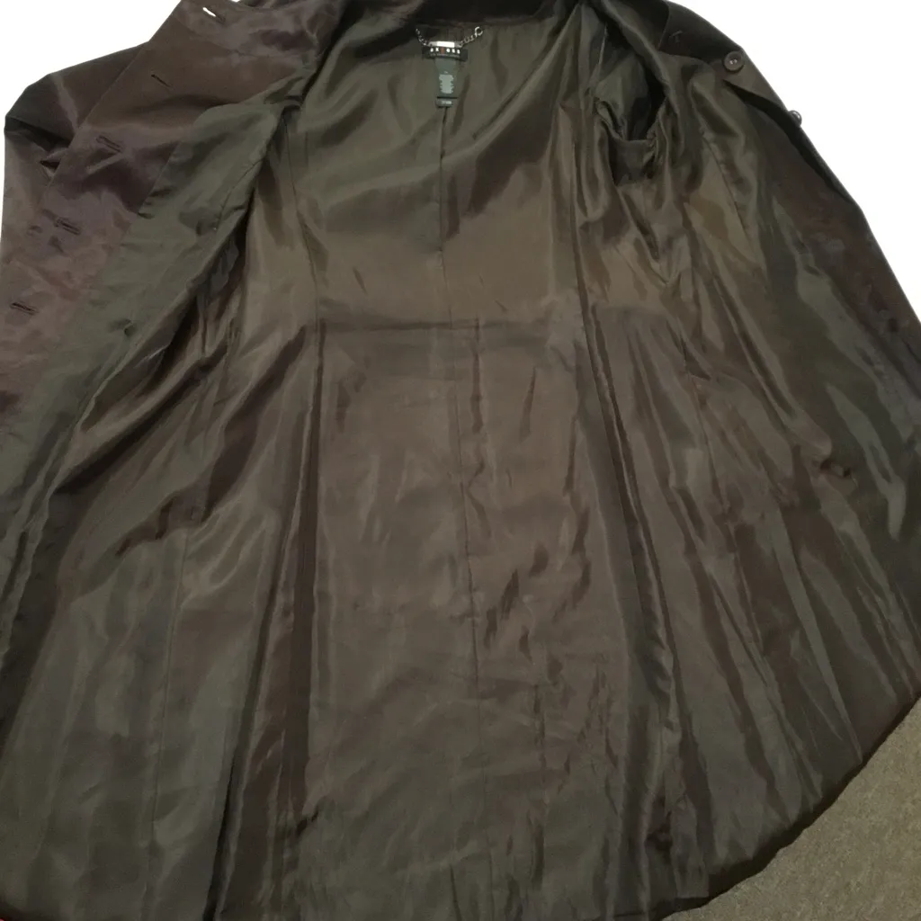 Axcess Long Lightweight Overcoat Purple Size 14 - Image 9