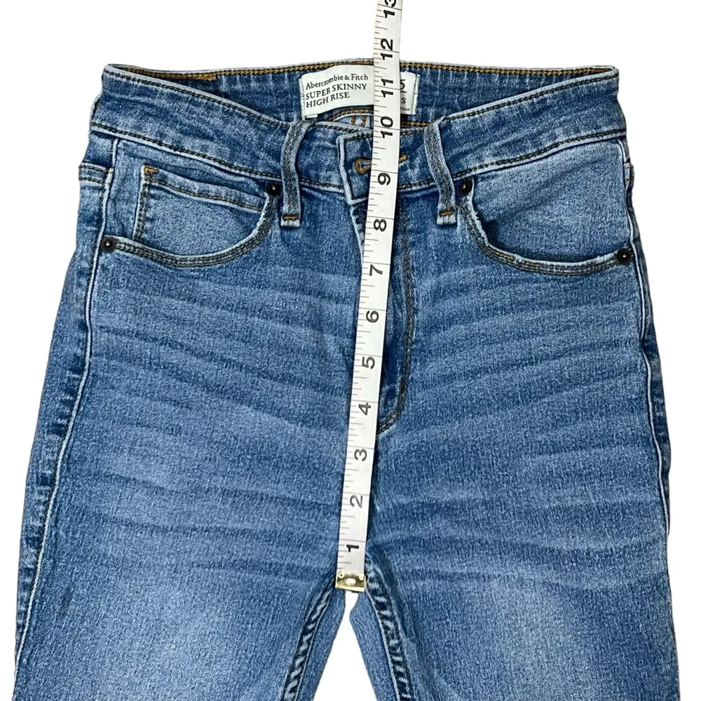 Abercrombie & Fitch Denim Jeans Super Skinny High Rise - Image 4