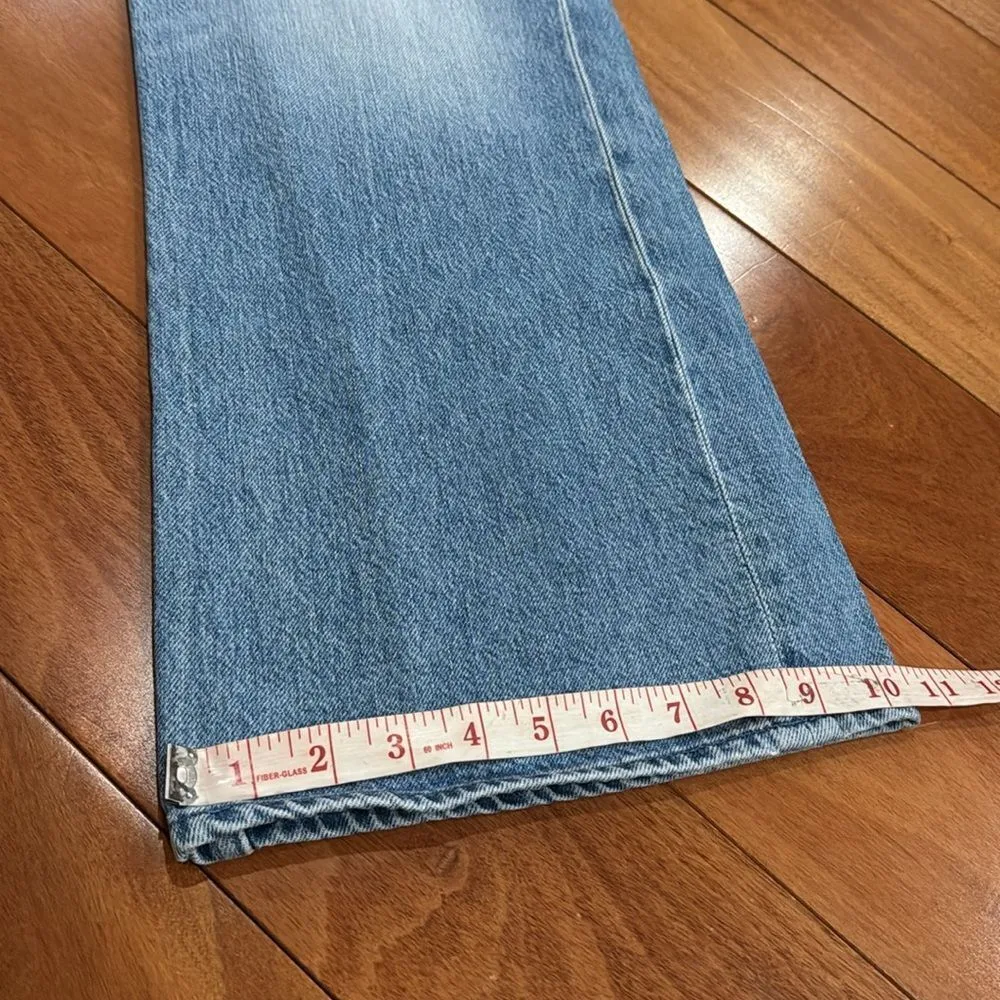NWT MOTHER Women's The Bookie Flood Jeans Sow Surreal size 31 Blue - Image 14