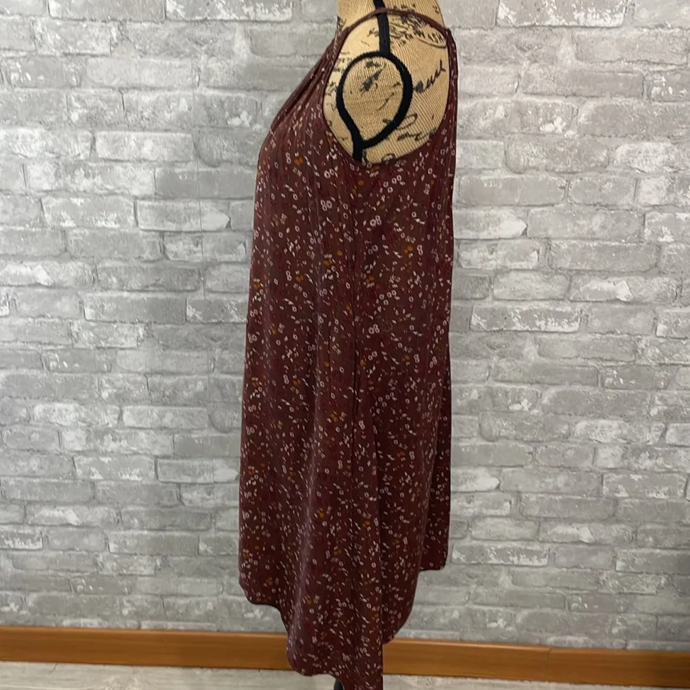 Maurices Brown Floral High Neck Dress - Image 2