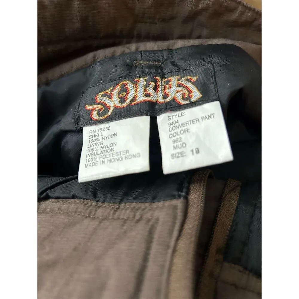 Women’s Brown Convertible Overpants One Size Waterproof size 10 - Image 8