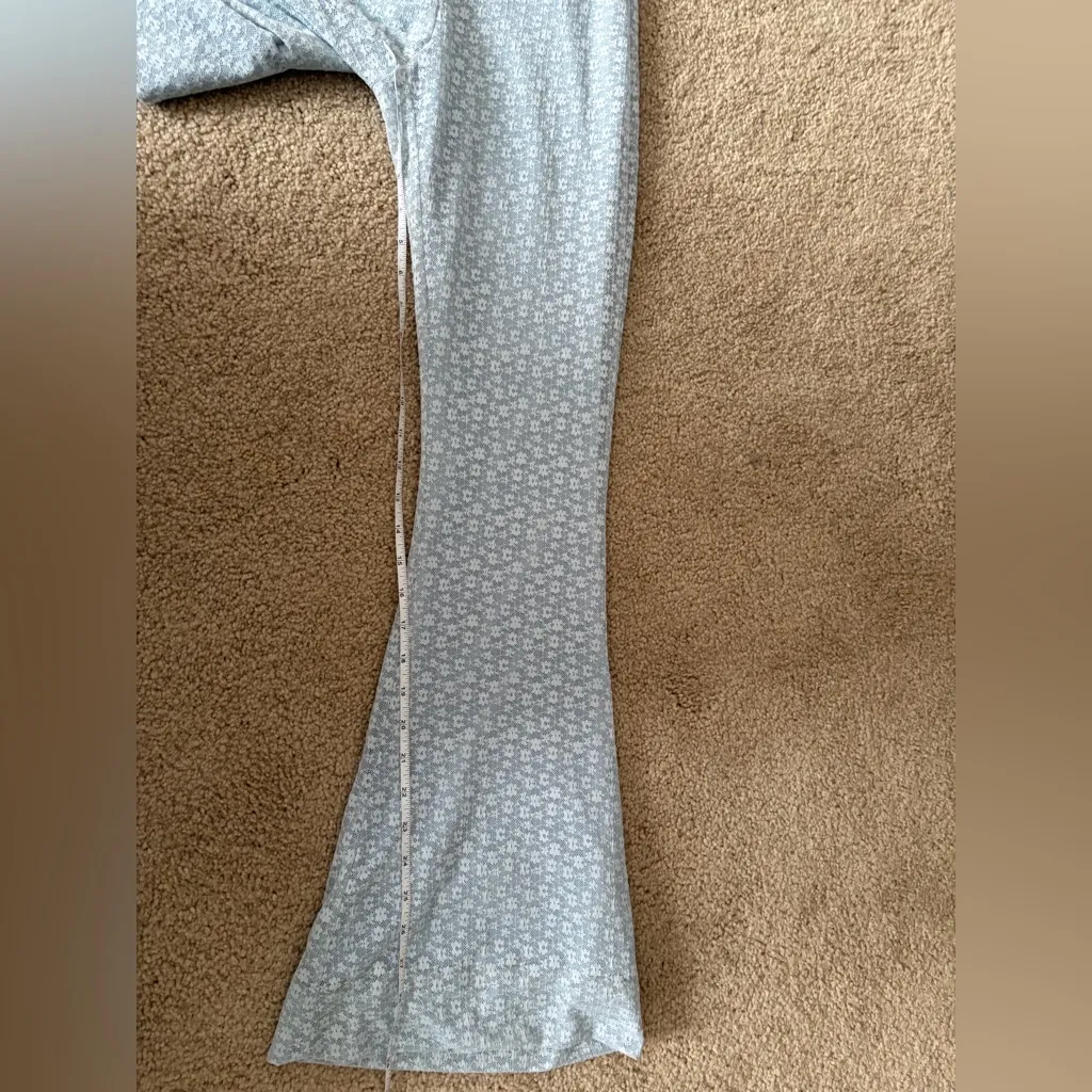 Michael Costello x Revolve Blue Lace Flare Pants festival Y2K Fairycore size xs - Image 16