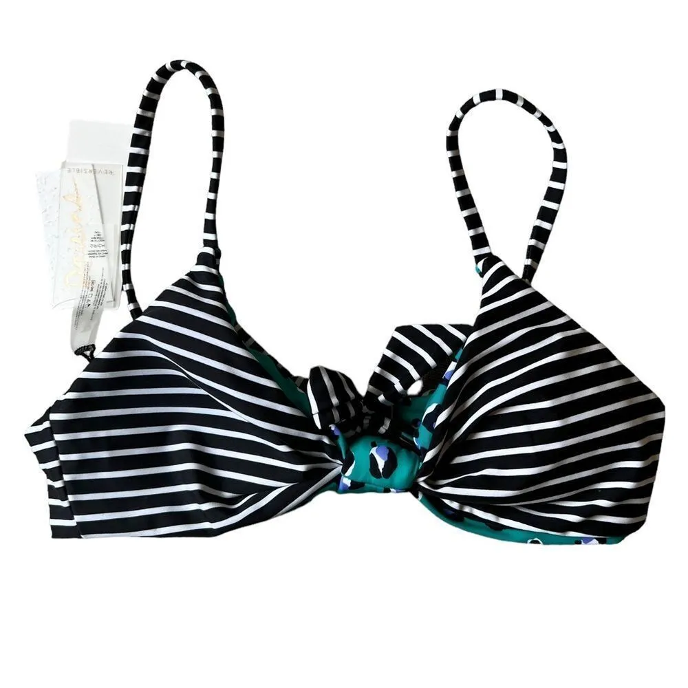 Raisins Caliente Love reversible leopard print bikini top - Image 8