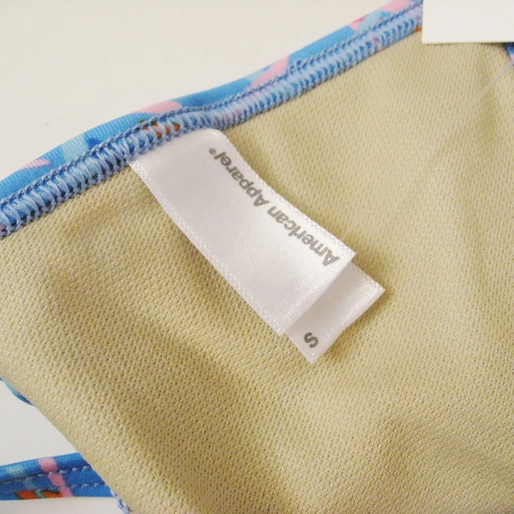 AA Triangle Rhymer Blue Bikini Top - Image 4