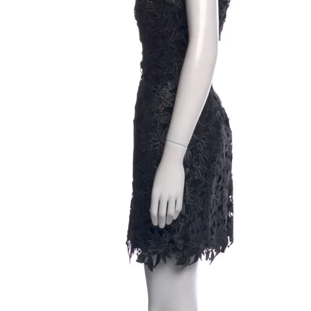 Milly Shayna Foiled Guipure Lace Dress - Image 2