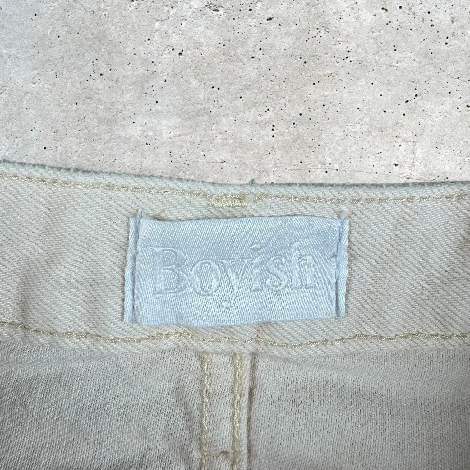 Boyish THE COREY HIGH‎ WAIST MINI SKIRT Size 29 In Rosemary's Baby - Image 3