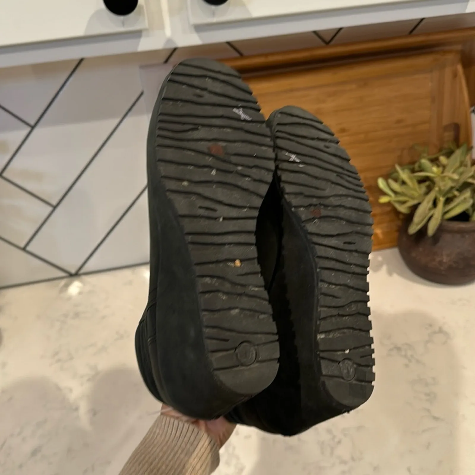 Merrell Tremblant Wedge Bluff Waterpoof Boot Black suede side zip size 9 - Image 9