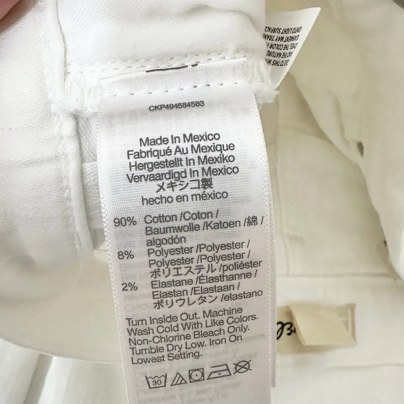 Madewell Flared Wide Leg Crop Jeans Pure White Stretch Denim High Rise US 29 NWT - Image 14