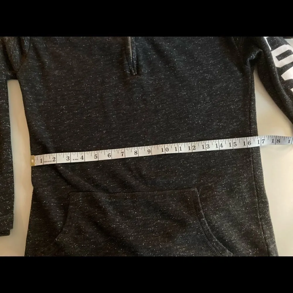 ‎LOVE 7, Sweatshirt, Black marbled,Size S, Black - Image 9