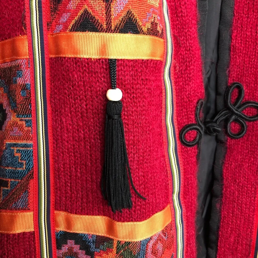 Tlc by Lambert mohair vintage knit coat Size M - Image 8