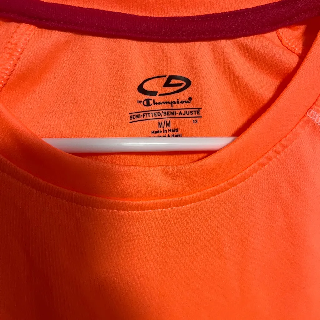 Champion Women's Vibrant Orange Tank Top - Image 4
