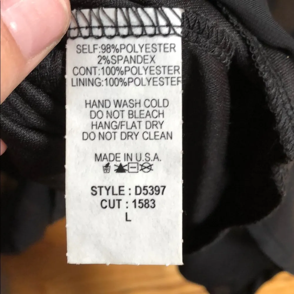 Nude and black lace dress Size L - Image 2