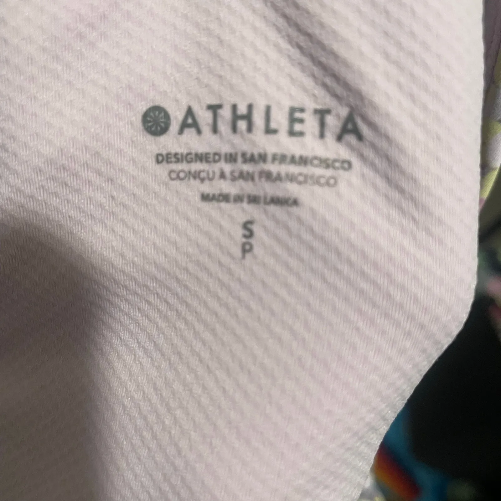 Athleta Conscious Train Crop Bra A-C, Dynamic Leopard Grey,Size S - Image 3