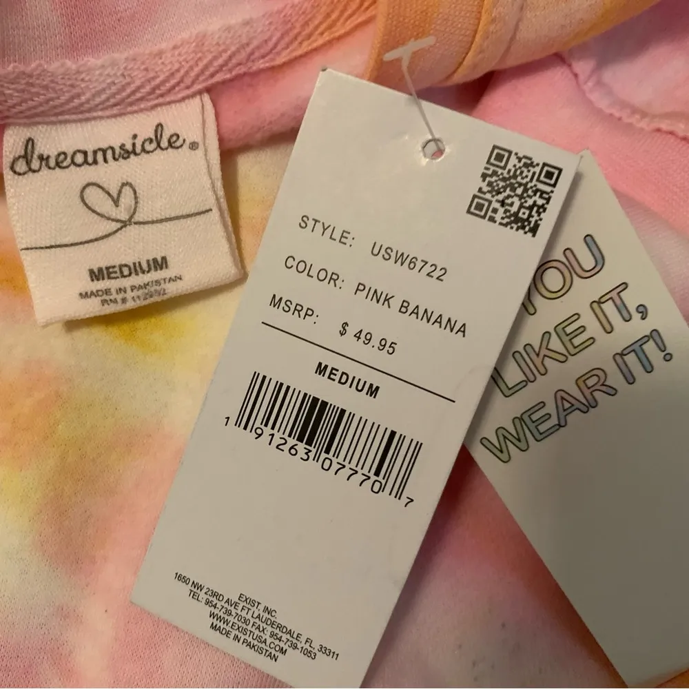 Creamsicle sweatshirt in pink banana color size Medium - Image 10