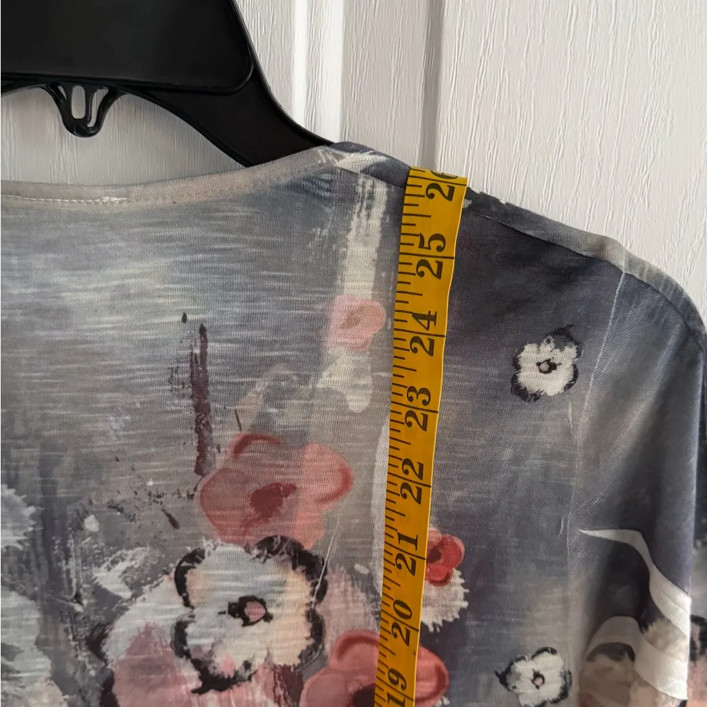 Style & Co. Jeans Floral Lace Trim Embellished Blouse SIZE XS,  3/4 Sleeve NWT - Image 10