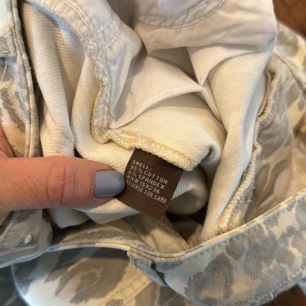 J.McLaughlin leopard animal print skinny jean pant size 12 - Image 9