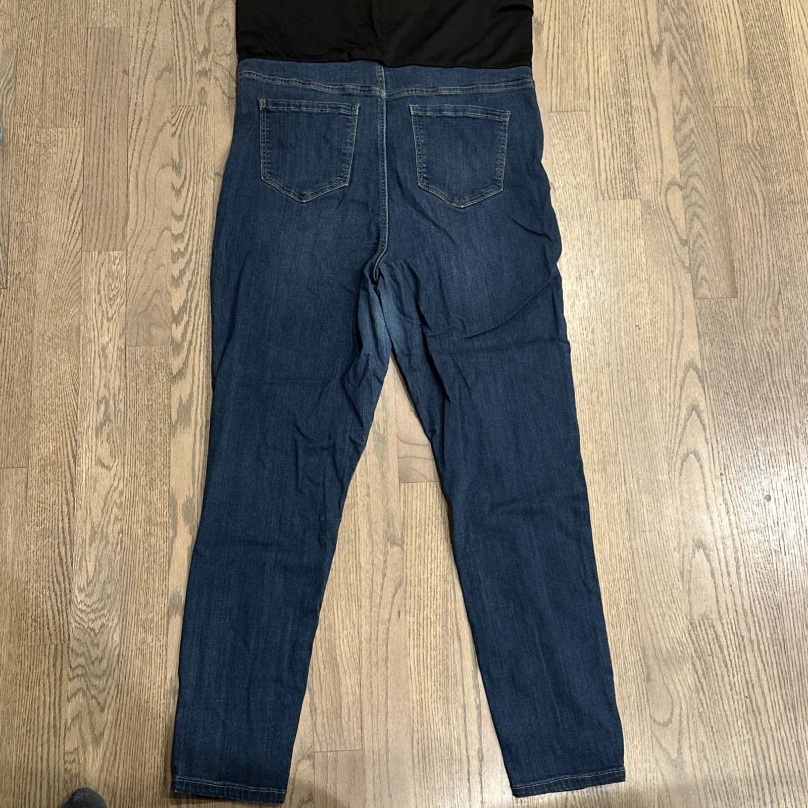 Liverpool Jeans Company Women's Denim Maternity Leggings Pants Size 16 Blue - Image 2