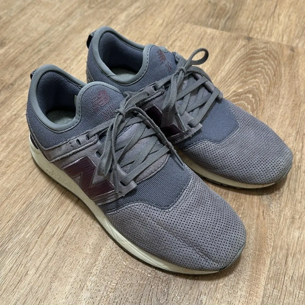 NEW BALANCE | Women's 247 Luxe Violet Sneakers - Image 5