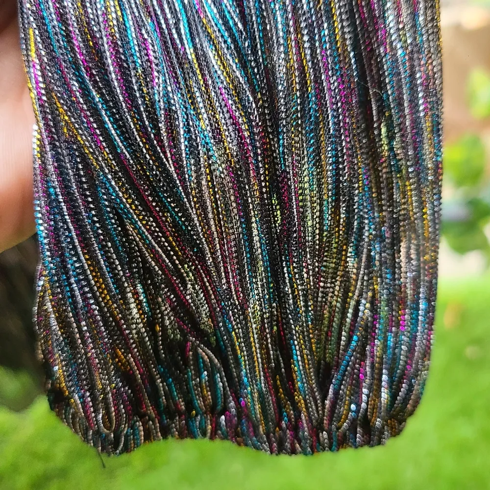 City Studio Shimmer Dress Silver Size XS - Image 10