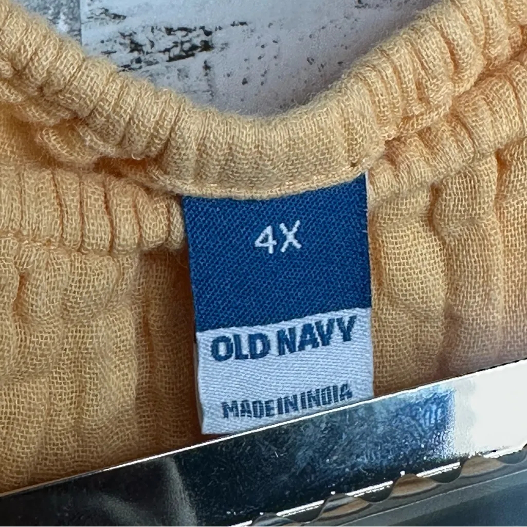 Old Navy Women's Orange Dress - Image 8