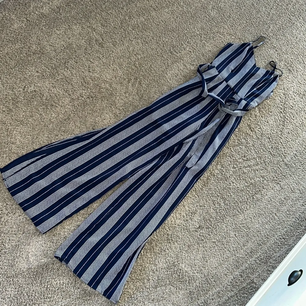 Navy and White Jumpsuit - Image 3