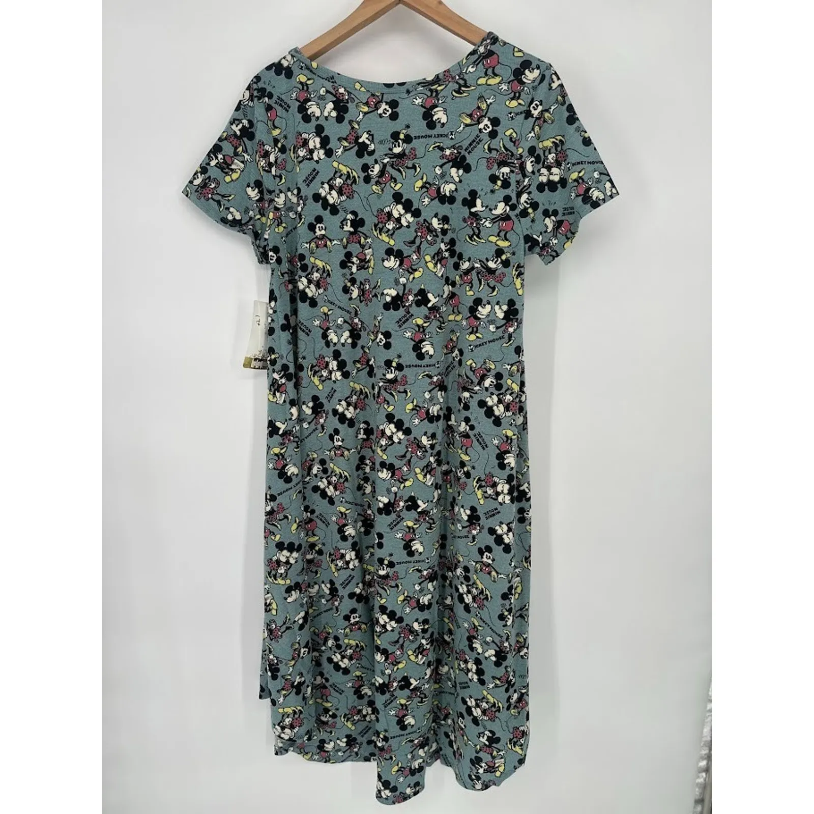 LuLaRoe Disney Carly Dress Mickey & Minnie Mouse Size Medium WDW Parks Cruise - Image 4