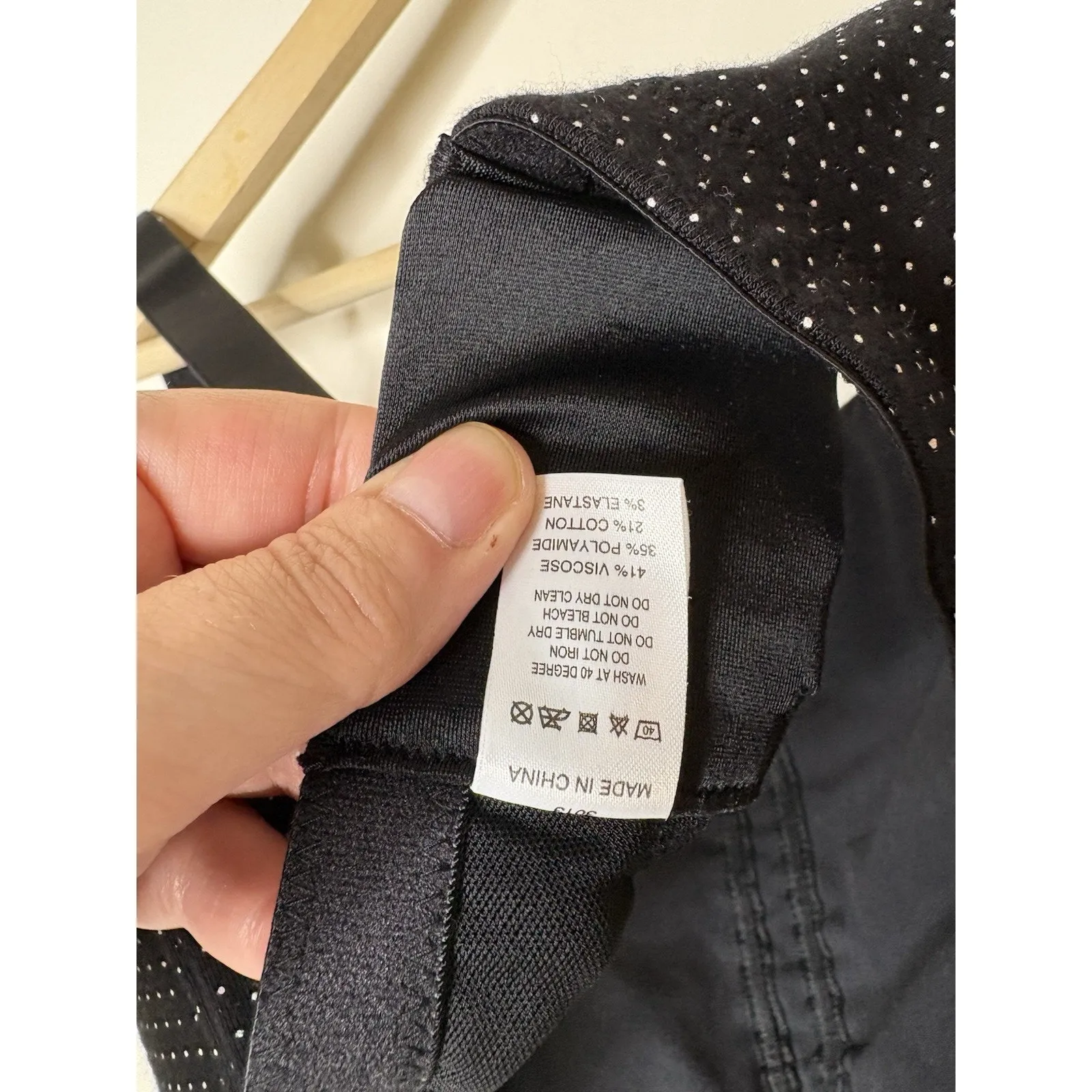 Royce Womens Nursing Bra US 32G GG H Wire-Free Blossom 1018 Black Polka Dot NEW - Image 9