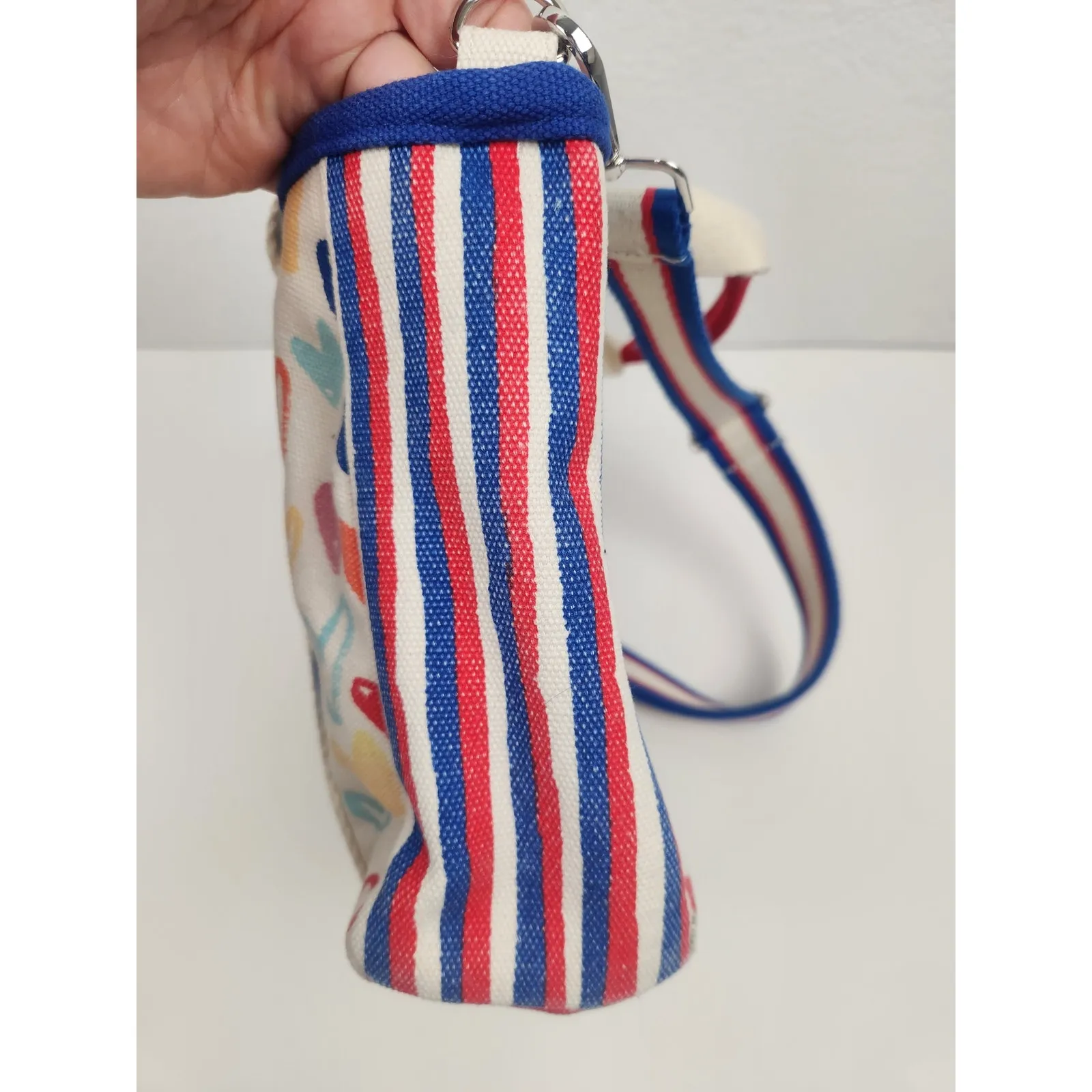 Brighton  Red White and You Mini Tote Purse Handles and Strap - Image 7