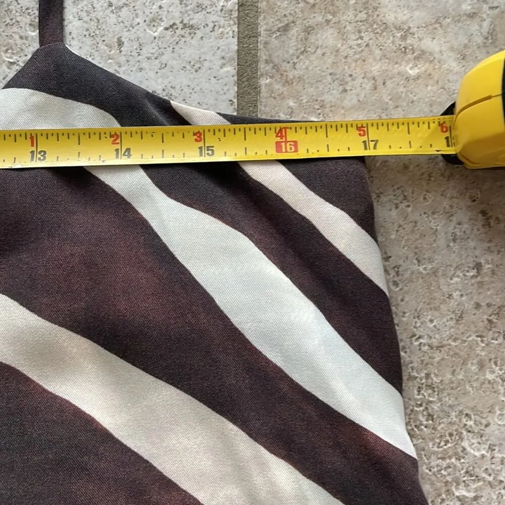 Mara Hoffman Zebra Tank Top Cream Brown Multi - Image 14