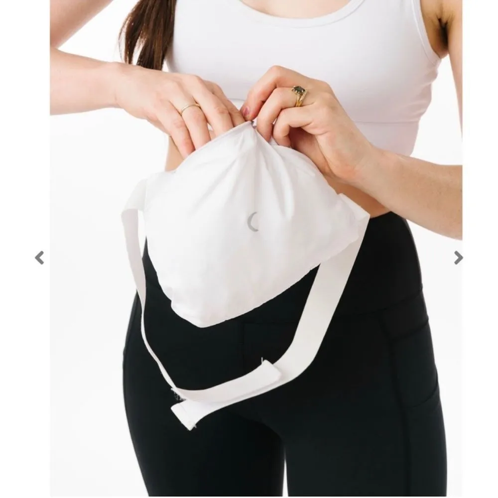 NWT ZYIA White Marble Mesh Jacket Packable Pouch Windbreaker Size Medium New - Image 10