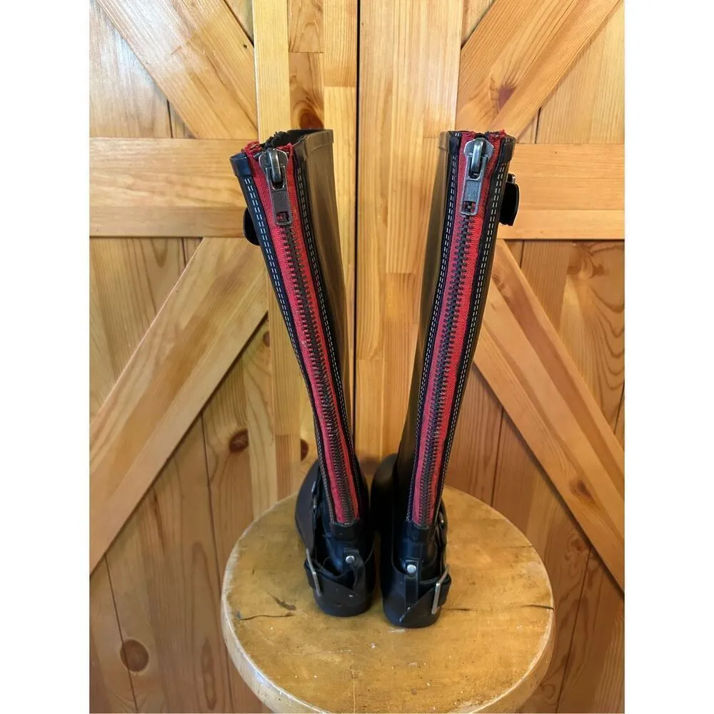 Steve Madden Tsunamii Rain Boots Black Size 6 - Image 5