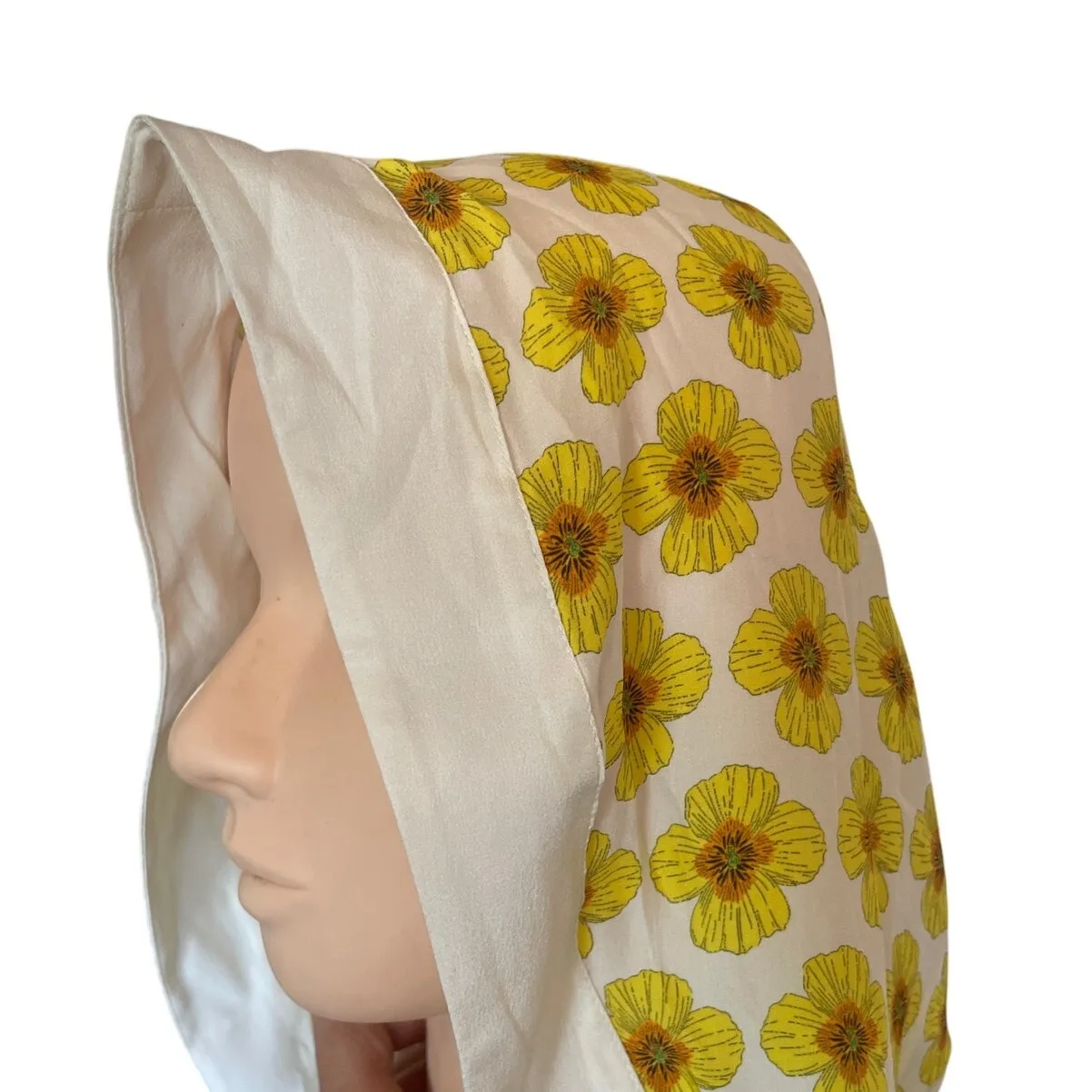 COSABELLA Mare Sunflower Printed Silk Hoodie Dress Size Medium M BEACH VACATION - Image 3