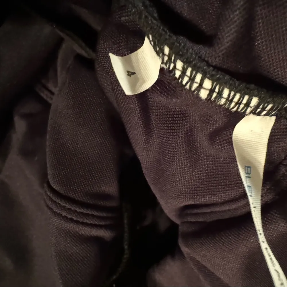 Bleu Rod Beattie Hole in One Cap Sleeve Lattice Mio In Black Size 4 NWT - Image 3