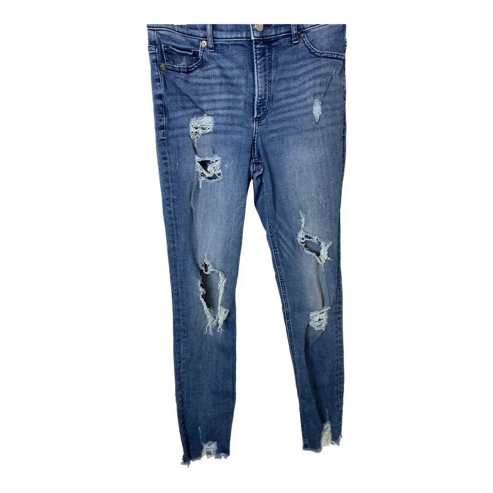 #114 EXPRESS ankle high rise jeans - Image 9