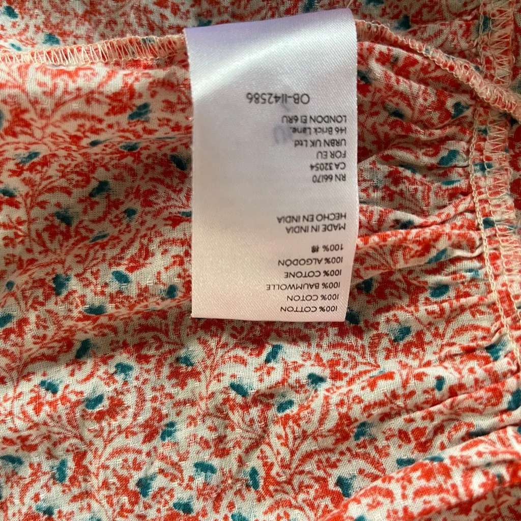 Urban Outfitters Red ditsy Floral Mini Dress size XS - Image 5