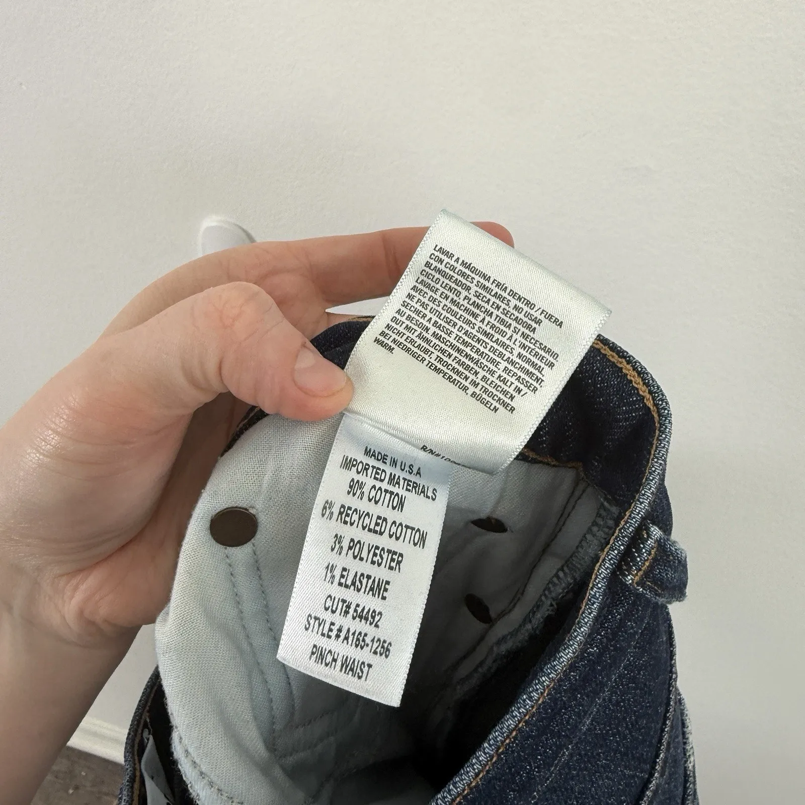 Agolde Pinch Waist Skinny Jeans Ovation Dark Wash High Rise Womens 28 - Image 8