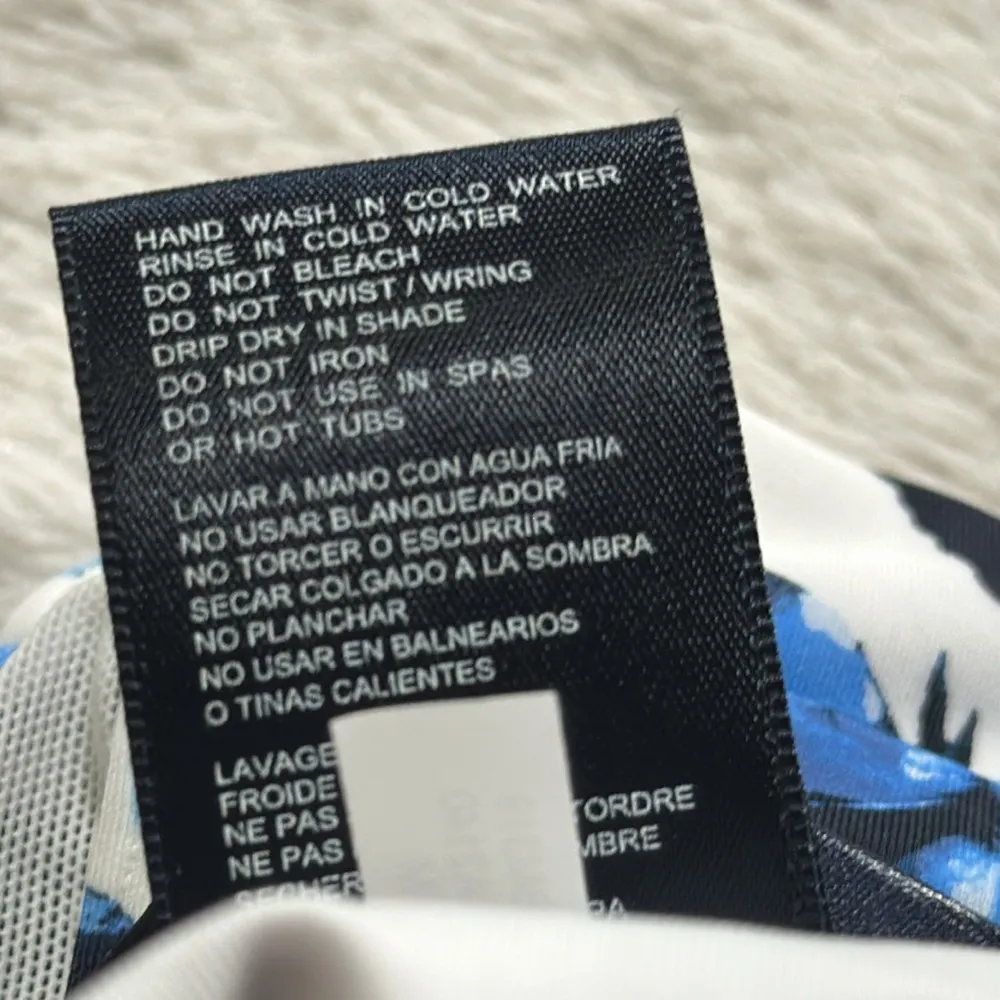 Montauk Floral High Waist Mesh Bikini Swim Bottom Size XXL NEW - Image 13