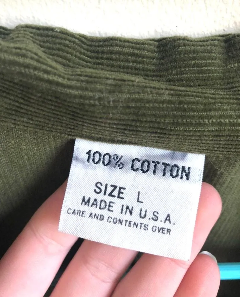 Corduroy jacket Green - Image 4